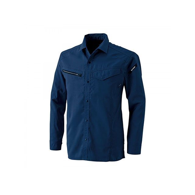 TSデザイン AIR ACTIVEロングスリーブシャツ（ネイビー） サイズ 5L TS DESIGN バイクの通販は 5,200円