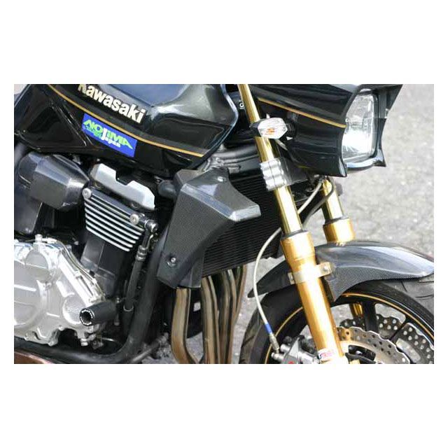 ノジマ ZRX1200DAEG ラジエターシュラウド 黒ゲル ZRX1200DAEG 09-16 NOJIMA