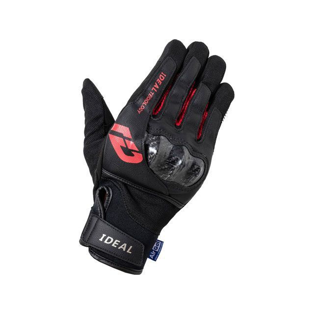 アイディール 2020春夏モデル プロテクションメッシュグローブ ID-010 SHARP（シャープ） レッド サイズ 3XL IDEAL バイクの通販は