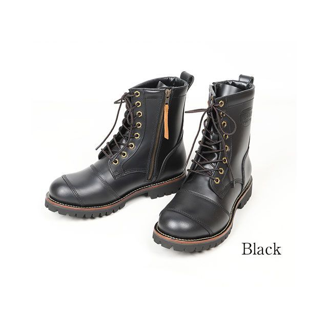 デグナー HS-B12 メンズレザーブーツ（ブラック） サイズ 26.5cm