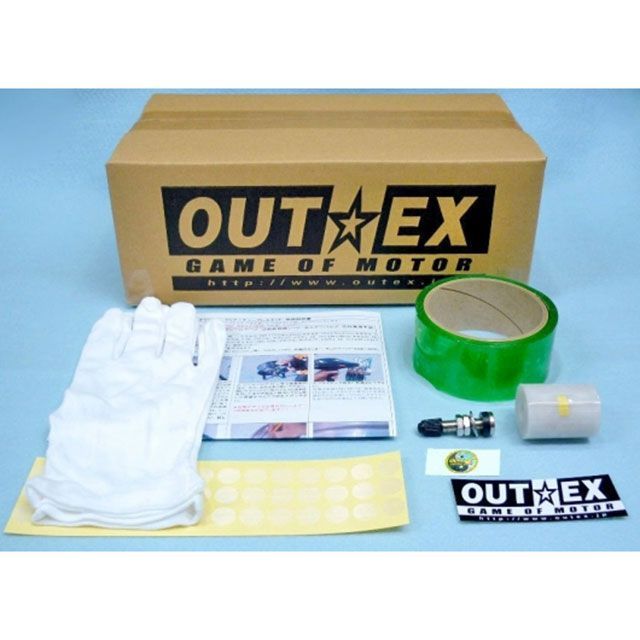 アウテックス Excel DID クリアーチューブレスキット 17〜18×4.00〜4.25 MT OUTEX