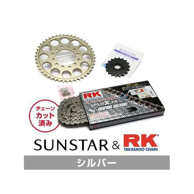 サンスター BANDIT1250/F/S KR5A612 スプロケット＆チェーンキット（シルバー） SUNSTAR バイク