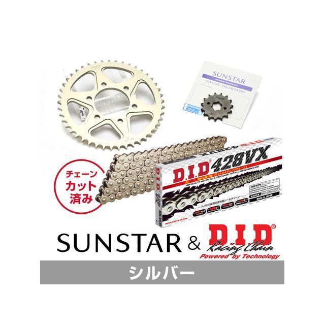 セット商品 TW225E KD20102 サンスター スプロケット＆DID