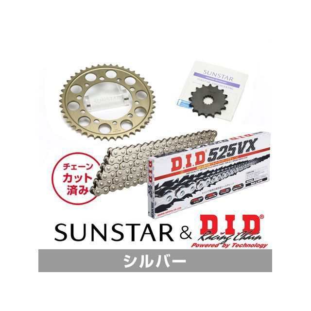 サンスター ニンジャZX-6R KD47902 スプロケット＆チェーンキット（シルバー） SUNSTAR バイクの通販は