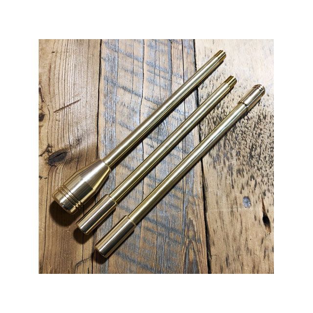 野良道具製作所 ALL真鍮製火吹き棒「野良ブラスター」【コンパクトver.】 3本継60cm Nora Outdoor Tools
