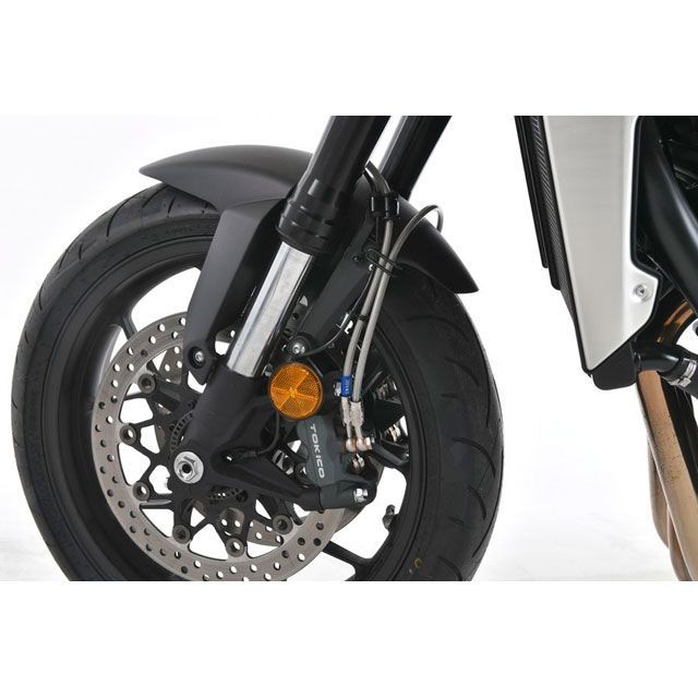 スウェッジラインプロ CB1000R フロントブレーキホースキット バイピース（レッド＆ブルー） ホースカラー ブラックスモーク SWAGE-LIN…_2