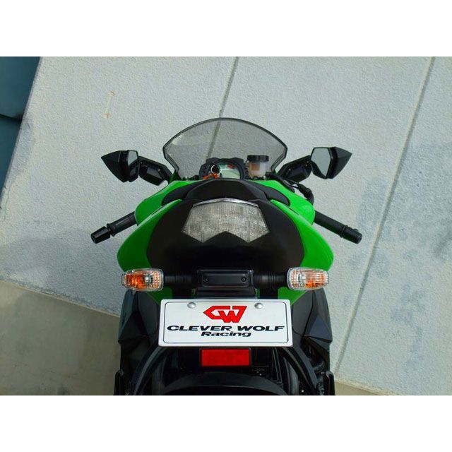 クレバーウルフ ニンジャZX-10R フェンダーレスキット 黒ゲル