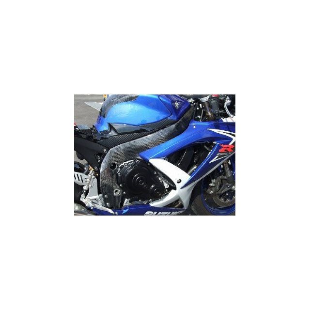 クレバーウルフ GSX-R600 GSX-R750 フレームカバー カーボン/綾織 CLEVERWOLF