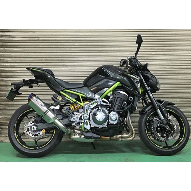 ビートジャパン Z900 NASSERT Evolution Type II スリップオンマフラー サイレンサー ブルーチタン BEET