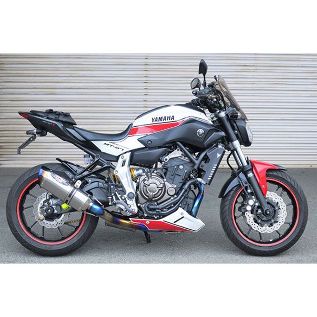 ビートジャパン MT-07 NASSERT Evolution Type II フルエキゾーストマフラー サイレンサー:メタルブラック BEET バ…の通販は