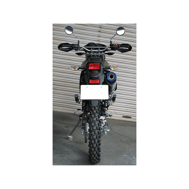 ビートジャパン KLX230 NASSERT Evolution Type II フルエキゾーストマフラー サイレンサー ブルーチタン BEET_2
