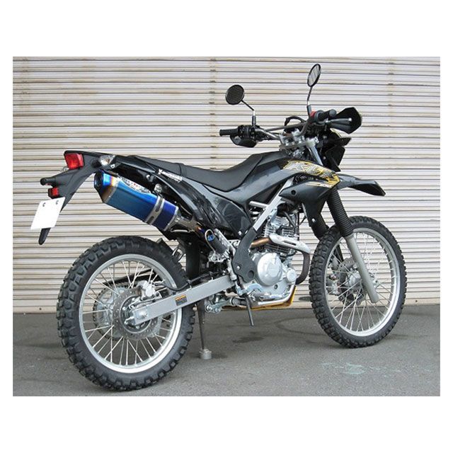 ビートジャパン KLX230 NASSERT Evolution Type II スリップオンマフラー サイレンサー ブルーチタン BEET_1