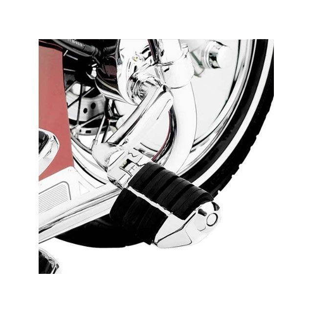 なお クリアキン ロングホーンオフセット ISOペグ ペア クローム 1.5インチ