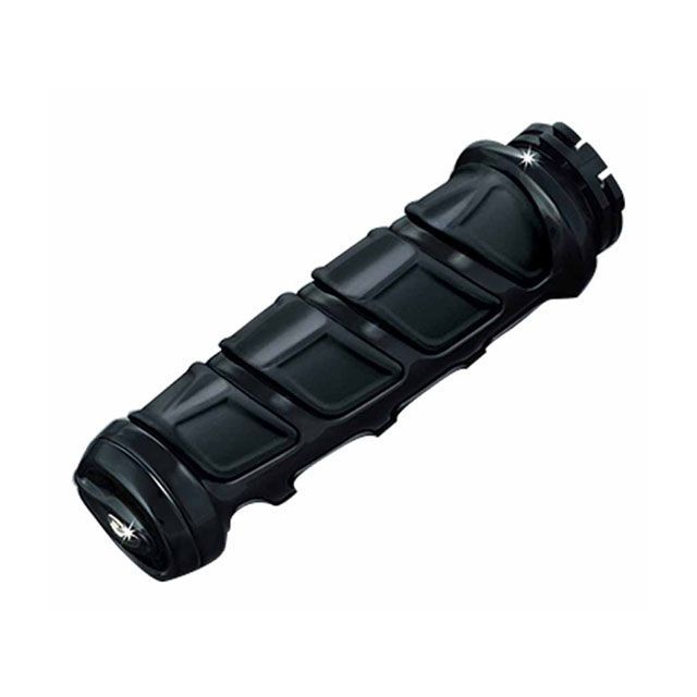 クリアキン RAIDER KINETICグリップ ブラック 1ペア RAIDER 08-17 kuryakyn