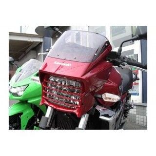 プレジャー ZRX1200DAEG ヘッドライトルーバー カラー メタリックインペリアルレッド PLEASURE_1