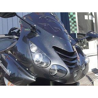 プレジャー ニンジャZX-14R ダクトルーバー カラー：黒ゲル PLEASURE