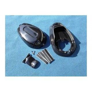 プレジャー ZZ-R1100 ZZR1100（D） トップボックス（FRP/黒ゲル） PLEASURE