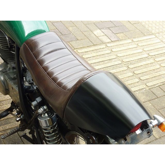 アンブ SR400/500 カウル付シート 仕様 TYPE5 カラー ブラウン ANBU_3
