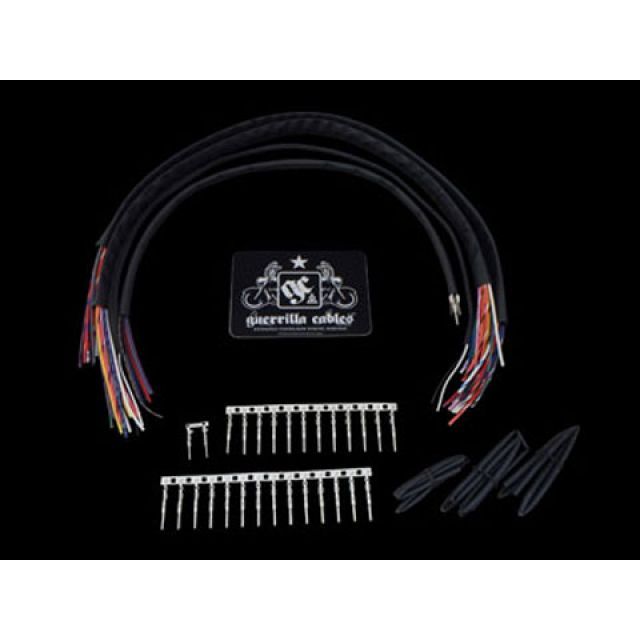 ゲリラケーブルズ ツアラーモデル ハーネス延長キット 08-13yツアラー TBW＆ヒートグリップ付 仕様 24in Guerrilla Cables