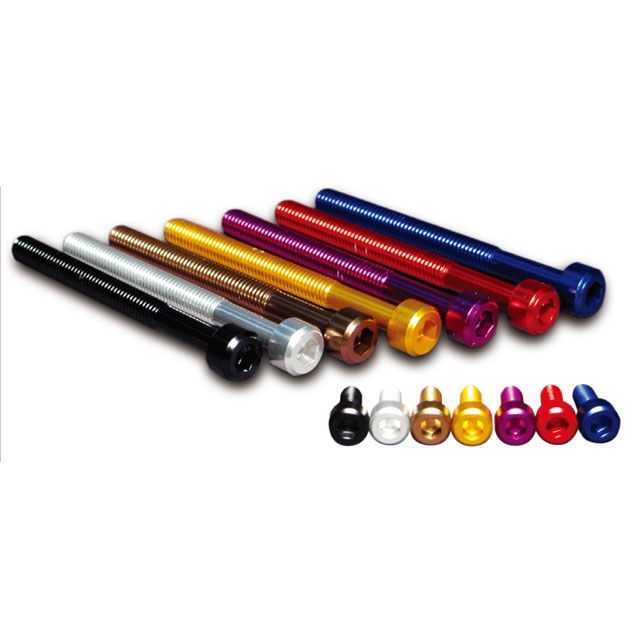 デュラボルト ZEPHYR1100/RS エンジンカバーボルト 27本セット カラー レッド DURA-BOLT バイクの通販は 8,527円