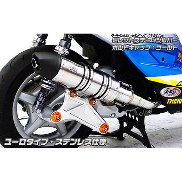 ウイルズウィン シグナスX（台湾車） シグナスX（3型/SE465-1MS）用 アニバーサリーマフラー ユーロタイプ チタン仕様 ビレットステー シ…_1