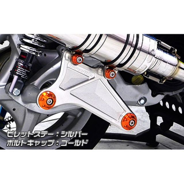 ウイルズウィン シグナスX（台湾車） シグナスX（3型/SE465-1MS）用 アニバーサリーマフラー ユーロタイプ チタン仕様 ビレットステー シ…_4