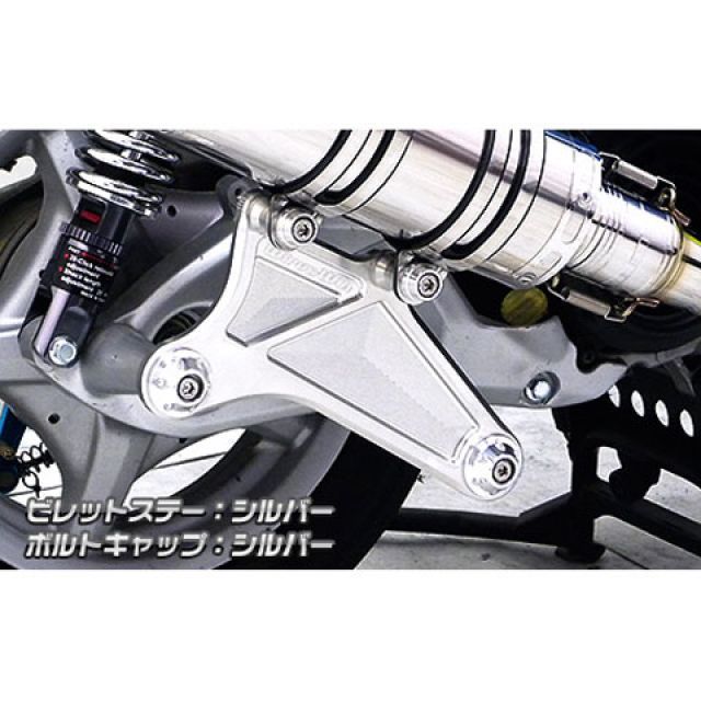 ウイルズウィン シグナスX（台湾車） シグナスX（3型/SE465-1MS）用 アニバーサリーマフラー ユーロタイプ チタン仕様 ビレットステー シ…_4