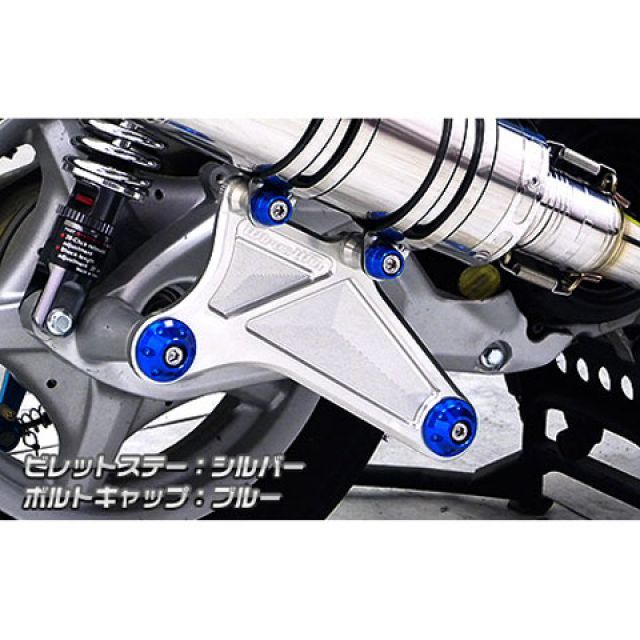 ウイルズウィン シグナスX（台湾車） シグナスX（3型/SE465-1MS）用 アニバーサリーマフラー ユーロタイプ チタン仕様 ビレットステー シ…_4