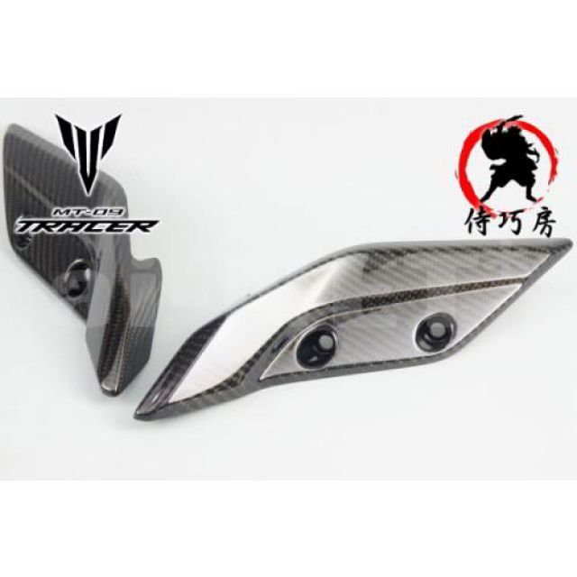 アイネット MT-09/トレーサー 侍巧房 MT-09 TRACER（トレーサー） カバーハンドルバーアッパ左右 カーボン カラー 平織/艶あり a…