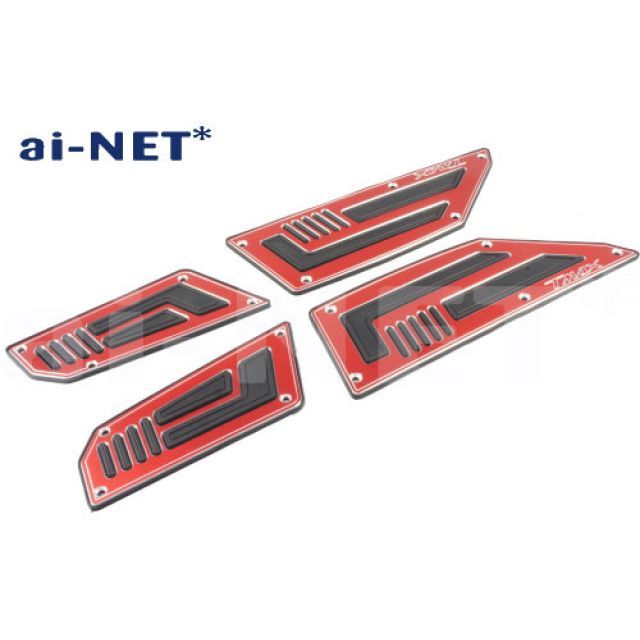 アイネット TMAX530 ステップボード（TMAX530） フロントリアセット カラー レッド ai-net