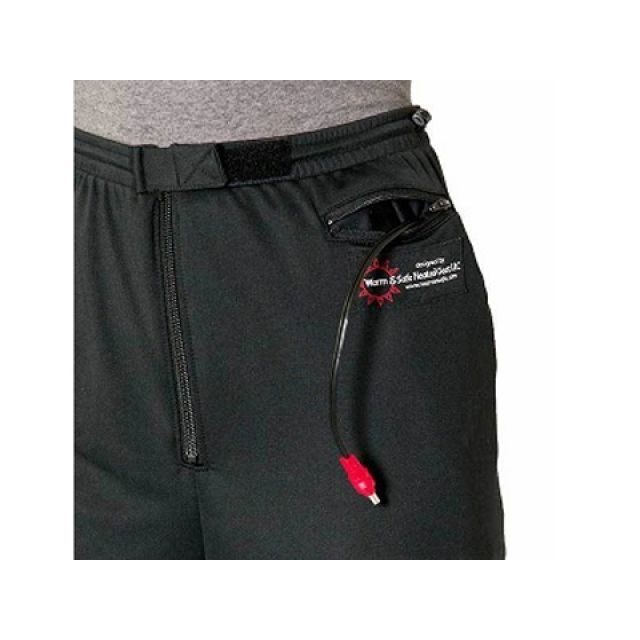 ウォームアンドセーフ WS-PLW4 女性用ヒーテッド・パンツ（ブラック） サイズ XXS Warm&amp;Safe_3