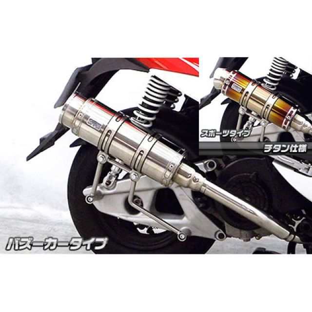 ウイルズウィン Z1 125 Z1 125用 ロイヤルマフラー バズーカータイプ O2センサー取付口装備 オプション オプションD WirusWin…