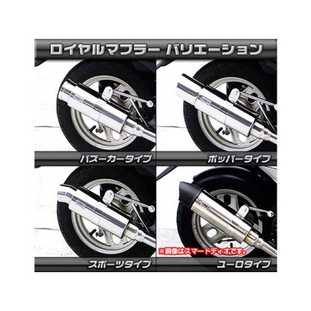 WirusWin Dio ディオ（AF62・AF68） ロッドサイレンサー マフラー