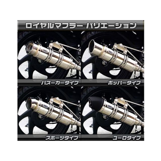 ウイルズウィン ディオ110 ディオ110（JF58）用 ロイヤルマフラー