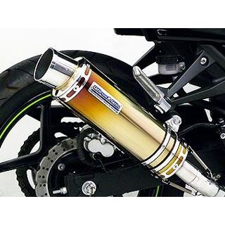 ウイルズウィン Ninja250R Ninja250R用スリップオンマフラー スポーツタイプ【JMCA認証】 サイレンサー チタン仕様 WirusW…