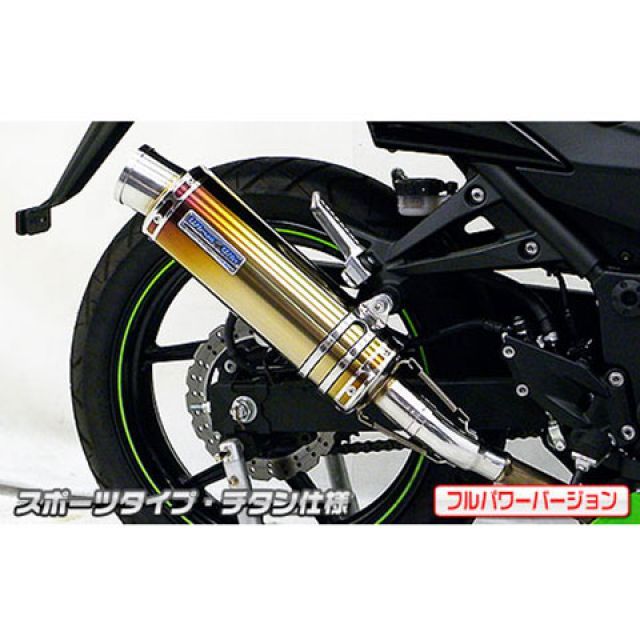 ウイルズウィン Ninja250R Ninja250R（JBK-EX250K）用スリップオン