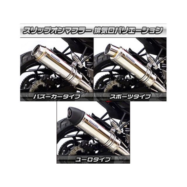 ウイルズウィン Ninja250SL Ninja250SL用 スリップオンマフラー ユーロ