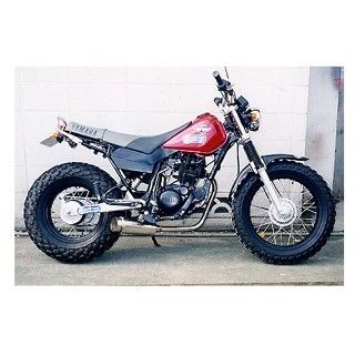 ウイルズウィン TW225 TW225用 ドラッグバイソンタイプマフラー バズーカータイプ WirusWin