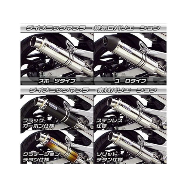 ウイルズウィン YBR250 YBR250（PCNLD）用 ダイナミックマフラー