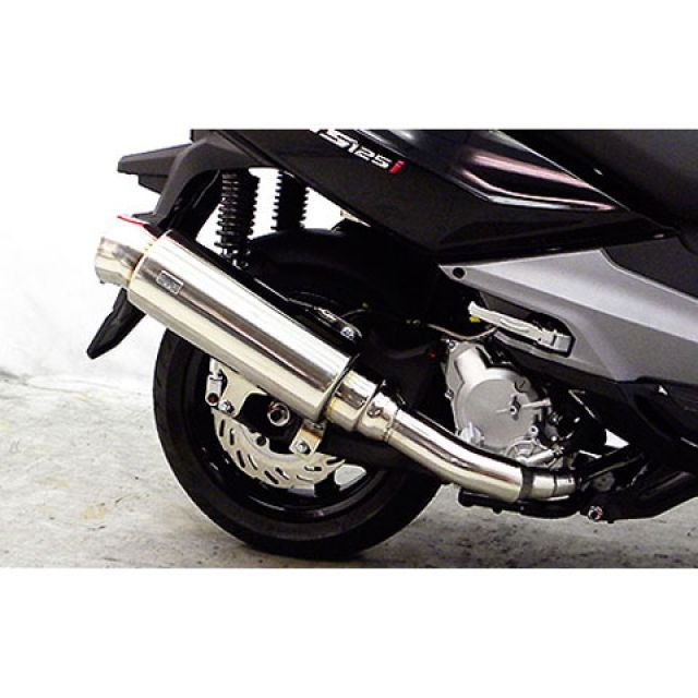 ウイルズウィン ジョイマックス125i ジョイマックス125i（GTS125i）用 ステップマフラー O2センサー取付対応 オプション オプションB…