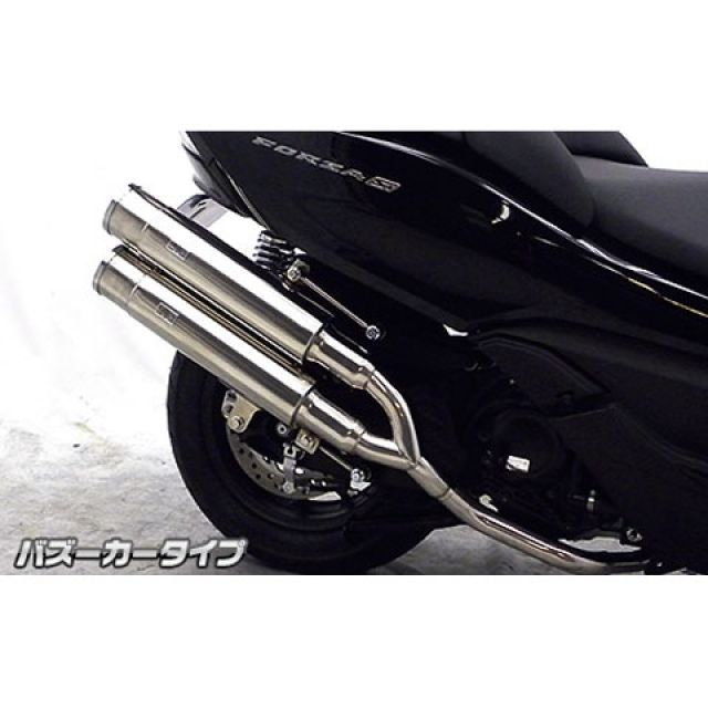 ウイルズウィン フォルツァ Si フォルツァ Si（MF12）用 スタイリッシュツインマフラー バズーカータイプ オプション オプションB Wiru…