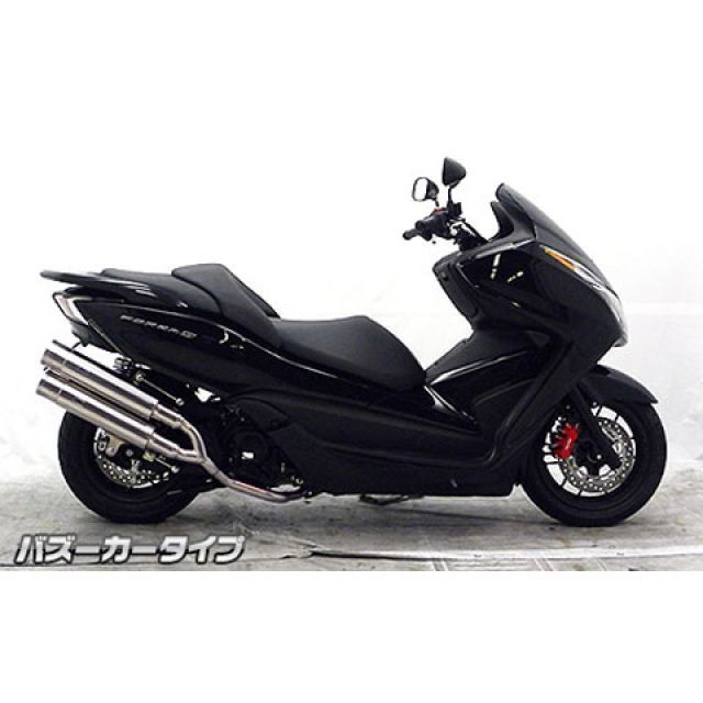 ウイルズウィン フォルツァ Si フォルツァ Si（MF12）用 スタイリッシュツインマフラー バズーカータイプ オプション オプションB Wiru…_2