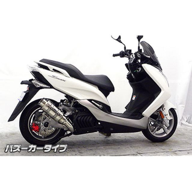 ウイルズウィン マジェスティS マジェスティS（SMAX）用 アトミックショートマフラー バズーカータイプ オプション オプションA・D Wirus…_3