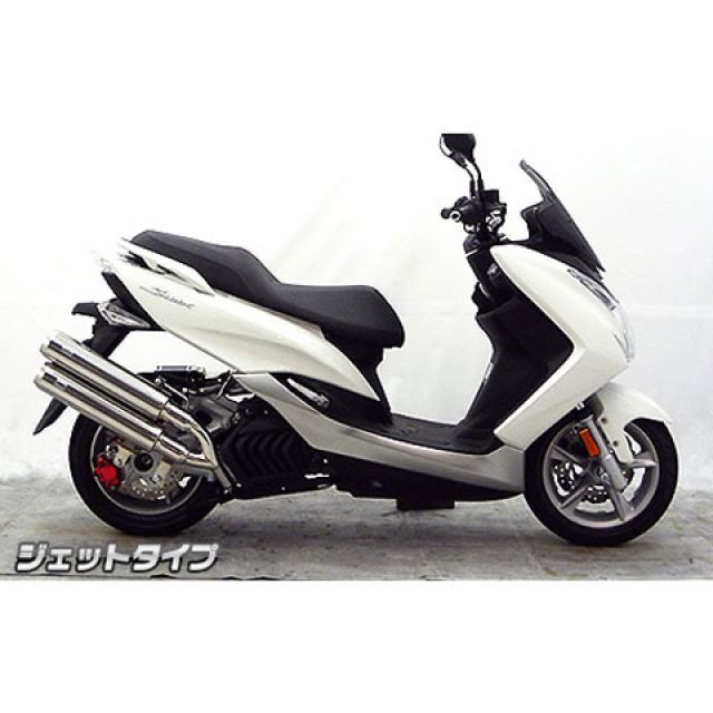 ウイルズウィン マジェスティS マジェスティS（SMAX）用 スタイリッシュツインマフラー ジェットタイプ オプション オプションB WirusWin_2