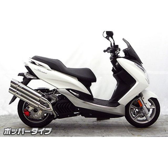 ウイルズウィン マジェスティS マジェスティS（SMAX）用 スタイリッシュツインマフラー ポッパータイプ オプション オプションB WirusWin_2
