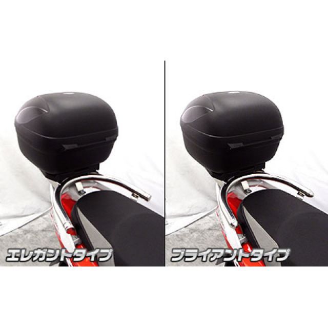 ウイルズウィン Z1 125 Z1 125用 リアボックス用ベースブラケット付きタンデムバー タイプ エレガントタイプ WirusWin