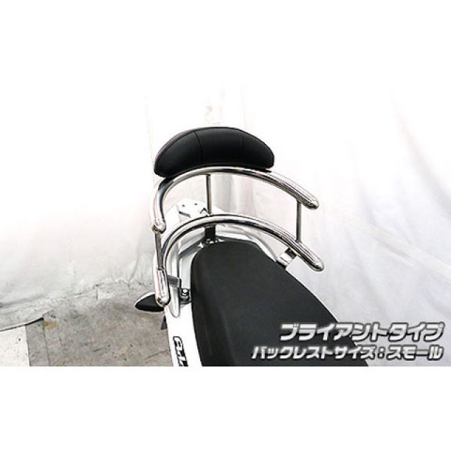 ウイルズウィン アドレス110 アドレス110（CE47A）用 バックホールドタンデムバー タイプ ブライアントタイプ バックレストサイズ スモール…