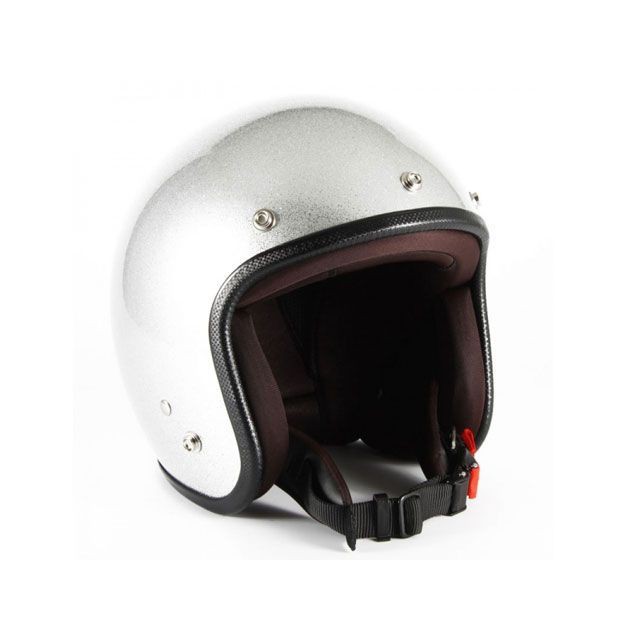 72ジャムジェット JP MONO HELMET カラー シルバーフレーク サイズ レディース/55-57cm未満 72JAM バイク