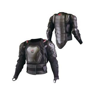 コミネ SK-676 フルアーマードボディジャケット（ブラック） サイズ M