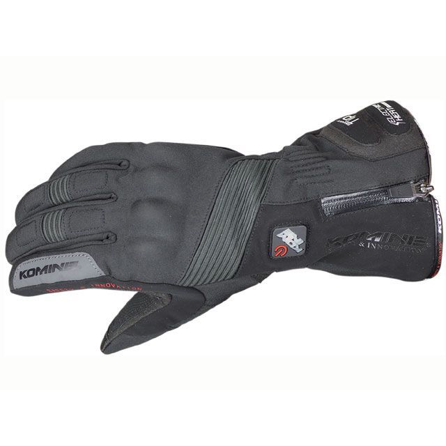 コミネ GK-804 エレクトリックヒートグローブ カシウス カラー：ブラック サイズ：M KOMINE バイクの通販は